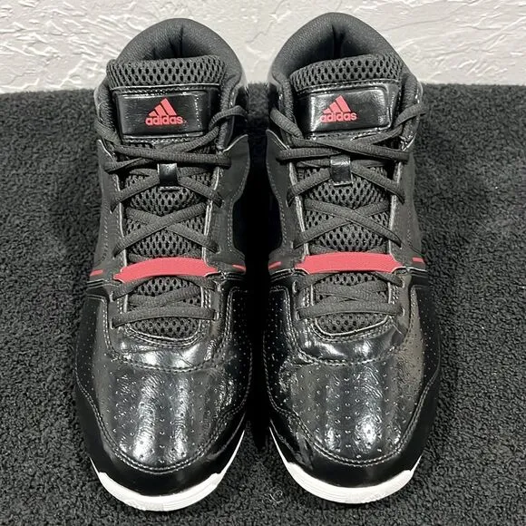 🔥🏀 ADIDAS Thorn LT Lite G21074 Black/Red Basketball Shoes Men Sz 10.5 - PERFEC