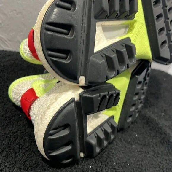 🔥🔥 ADIDAS P.O.D. S3.2 ML Shoes White Hi-Res Yellow Men Sz 8 - EUC - Very RARE!