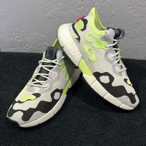 🔥🔥 ADIDAS P.O.D. S3.2 ML Shoes White Hi-Res Yellow Men Sz 8 - EUC - Very RARE!