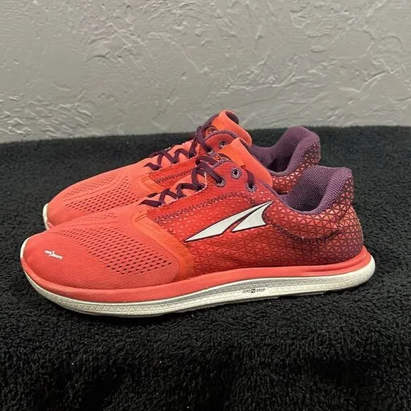 🔥🔥 ALTRA Solstice Zero Drop Running Shoes Women Sz 8.5 Pink/Purple - Good Cond