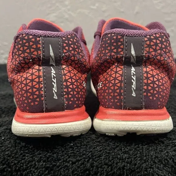 🔥🔥 ALTRA Solstice Zero Drop Running Shoes Women Sz 8.5 Pink/Purple - Good Cond