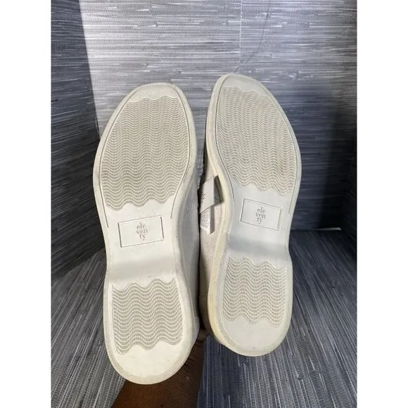 - Eleventy Casual Boat Shoes Slip On White Suede Mens Size‎ 44 US 11