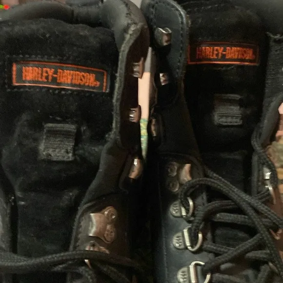 ￼ Harley Davidson lace up boots