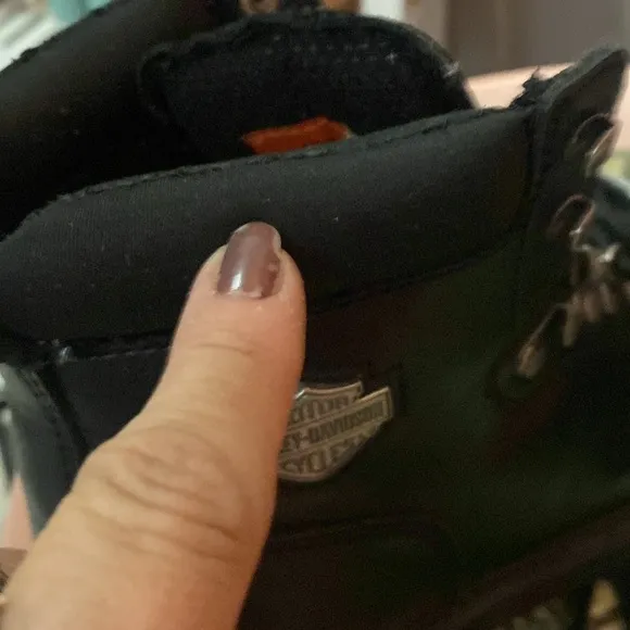 ￼ Harley Davidson lace up boots