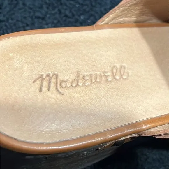🔥 MADEWELL The Cecily Clog in Oiled Leather Slip On Shoes Women Sz 10 - EXCELLE