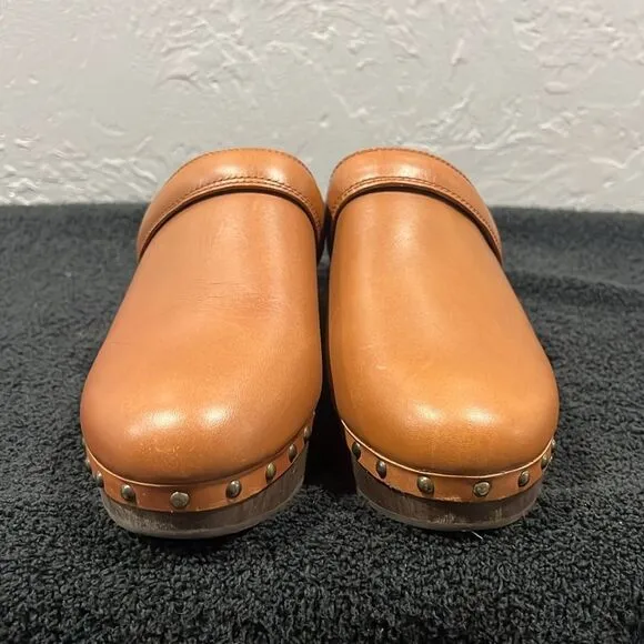 🔥 MADEWELL The Cecily Clog in Oiled Leather Slip On Shoes Women Sz 10 - EXCELLE