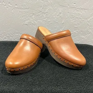 🔥 MADEWELL The Cecily Clog in Oiled Leather Slip On Shoes Women Sz 10 - EXCELLE