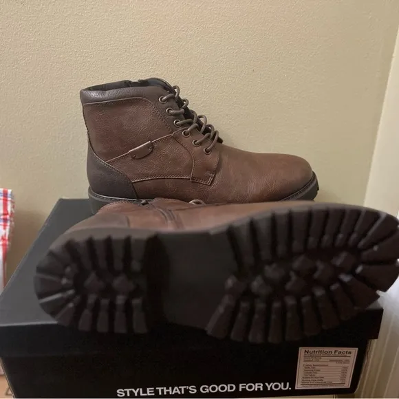 🆕 Nick Graham New Mens Barkely Boots Brown