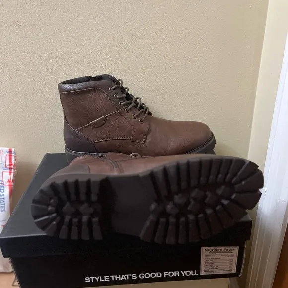 🆕 Nick Graham New Mens Barkely Boots Brown
