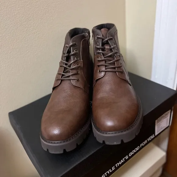 🆕 Nick Graham New Mens Barkely Boots Brown