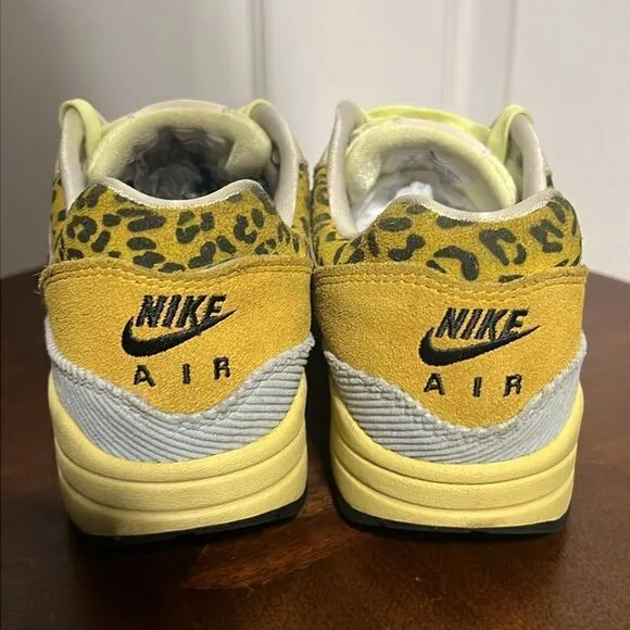 🔥🔥 NIKE Air Max 1 'Spring Mix' Size 8 Teal Tint / Lemon Wash Running Sneakers