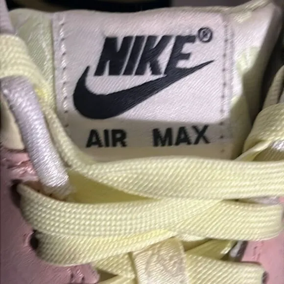 🔥🔥 NIKE Air Max 1 'Spring Mix' Size 8 Teal Tint / Lemon Wash Running Sneakers