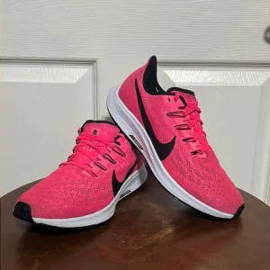 🔥🔥 Nike Air Zoom Pegasus 36 Running Shoes Hyper Pink Women’s Sz 8 - PERFECT