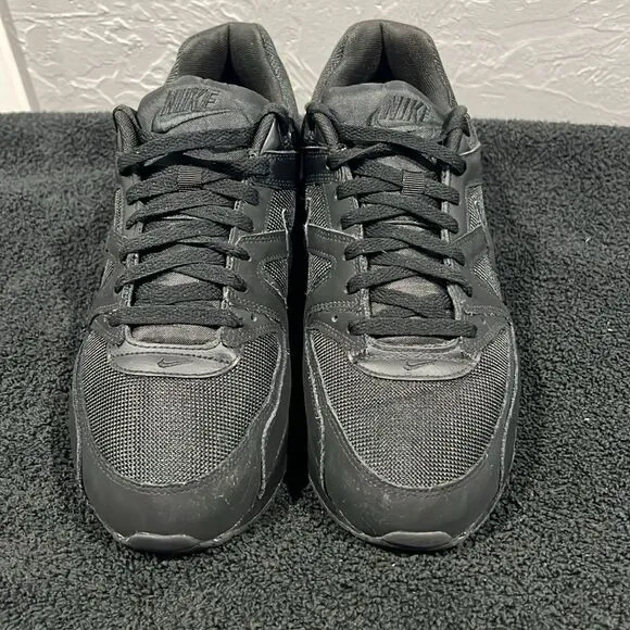 🔥🔥 NIKE Air Max Command Triple Black Running Streetwear Shoes Sz 12 - PERFECT