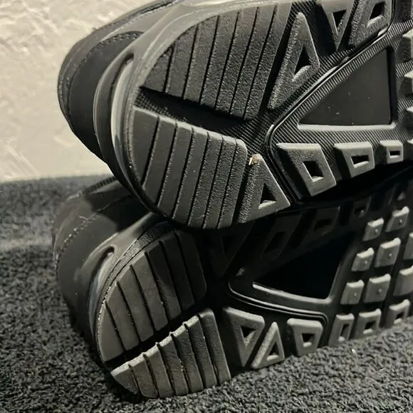 🔥🔥 NIKE Air Max Command Triple Black Running Streetwear Shoes Sz 12 - PERFECT