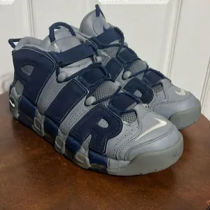 🔥🏀 Nike Air More Uptempo Georgetown Mens Sz 10.5 Basketball Shoes 921948-003