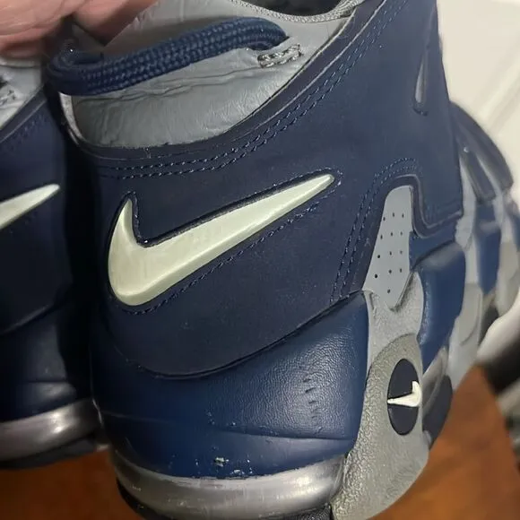 🔥🏀 Nike Air More Uptempo Georgetown Mens Sz 10.5 Basketball Shoes 921948-003