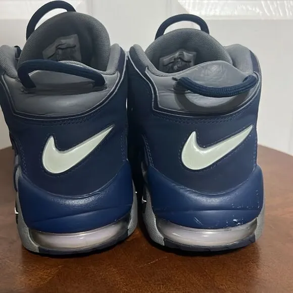 🔥🏀 Nike Air More Uptempo Georgetown Mens Sz 10.5 Basketball Shoes 921948-003