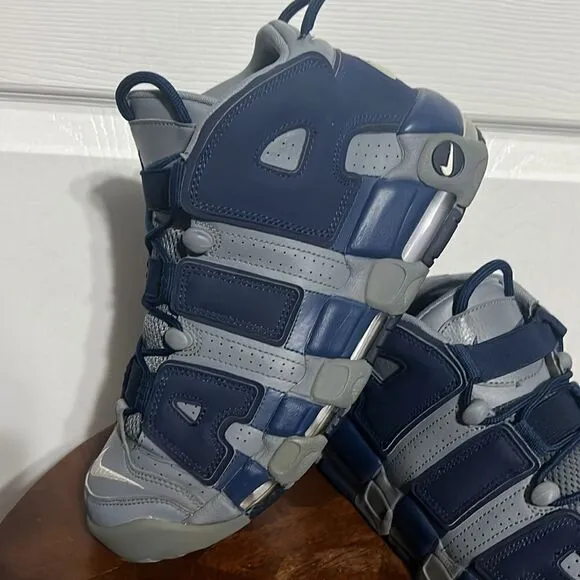 🔥🏀 Nike Air More Uptempo Georgetown Mens Sz 10.5 Basketball Shoes 921948-003