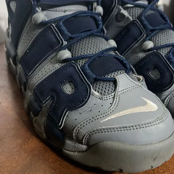 🔥🏀 Nike Air More Uptempo Georgetown Mens Sz 10.5 Basketball Shoes 921948-003
