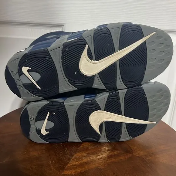 🔥🏀 Nike Air More Uptempo Georgetown Mens Sz 10.5 Basketball Shoes 921948-003