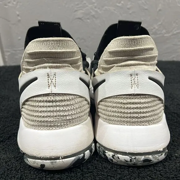 🔥🏀 NIKE ZOOM KD 10 Durant Oreo Flyknit X Nets Black Shoes 897815-008 Size 9.5