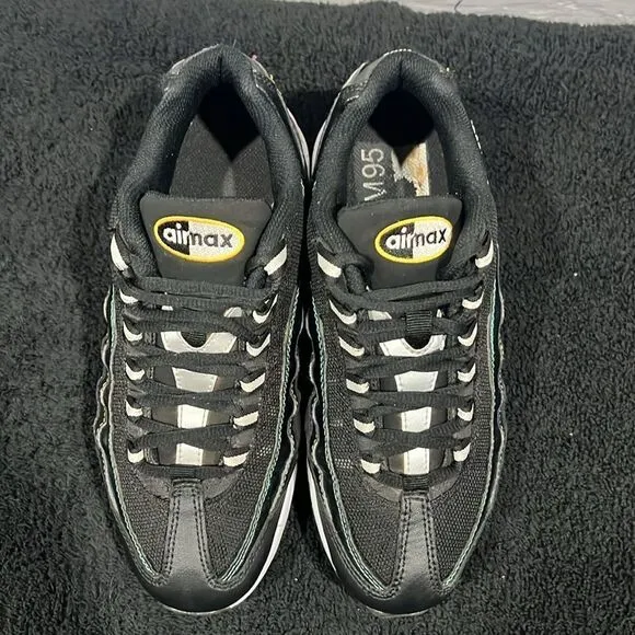 🔥 NIKE Air Max 95 Game Special Edition Black Sneakers Youth Sz 4.5Y / Women 6.5