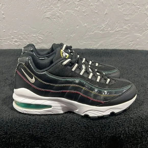 🔥 NIKE Air Max 95 Game Special Edition Black Sneakers Youth Sz 4.5Y / Women 6.5