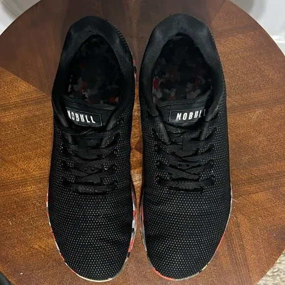 🔥🔥 NOBULL PROJECT Black Wild Trainer Plus Sneakers Womens Sz 10 - EUC