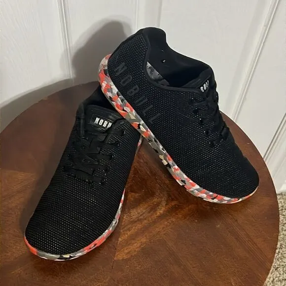 🔥🔥 NOBULL PROJECT Black Wild Trainer Plus Sneakers Womens Sz 10 - EUC