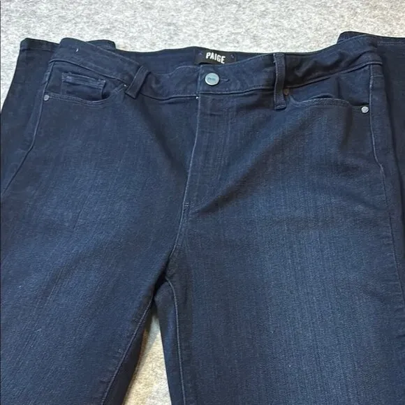 ✨ PAIGE Hoxton Ankle Jeans – Alania Dark Wash, Size 32, Excellent Condition ✨
