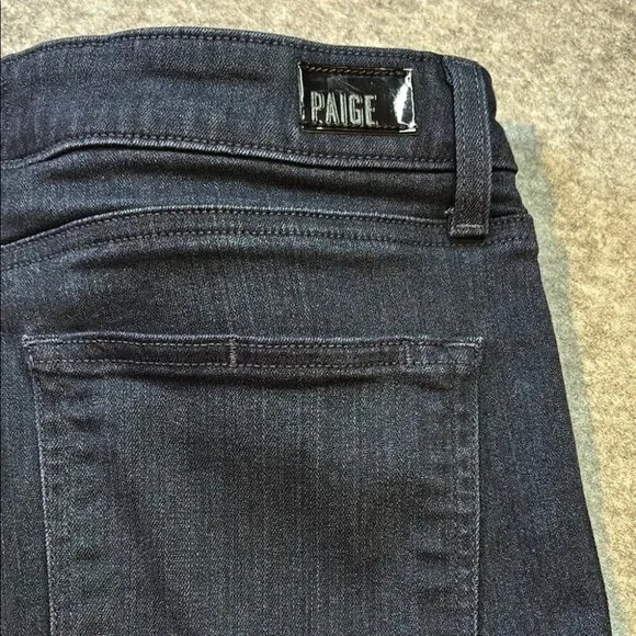 ✨ PAIGE Hoxton Ankle Jeans – Alania Dark Wash, Size 32, Excellent Condition ✨