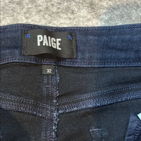 ✨ PAIGE Hoxton Ankle Jeans – Alania Dark Wash, Size 32, Excellent Condition ✨