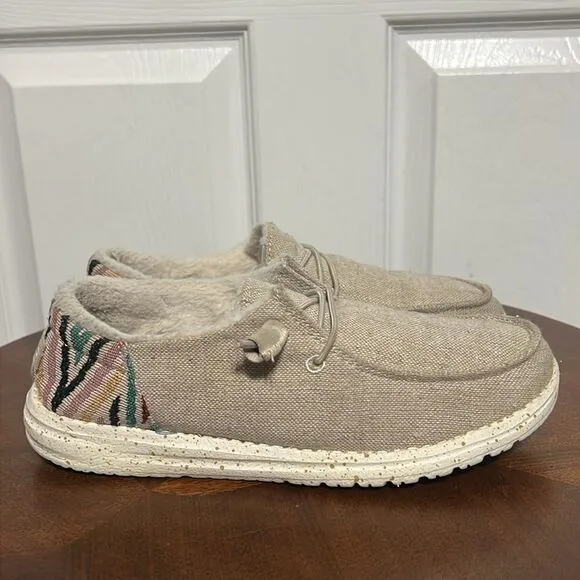 🔥🏝️ WOMEN'S HEYDUDE WENDY FUNK Slip-On Casual Lined Shoes - Size 6 - EXCELLENT