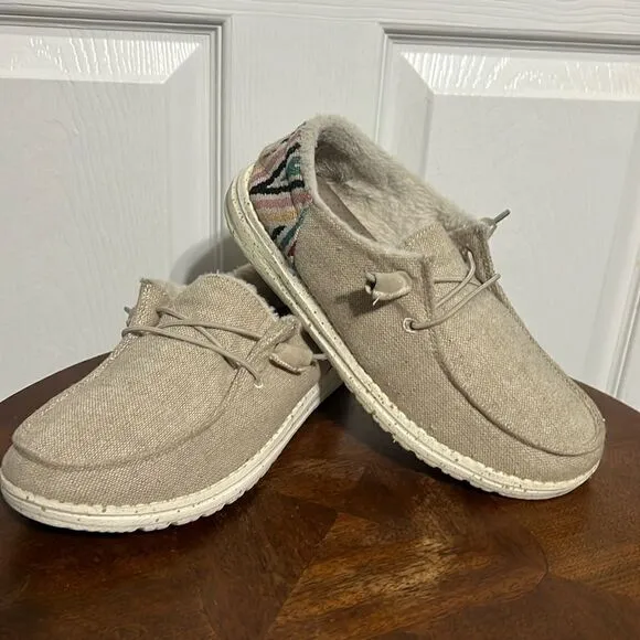 🔥🏝️ WOMEN'S HEYDUDE WENDY FUNK Slip-On Casual Lined Shoes - Size 6 - EXCELLENT