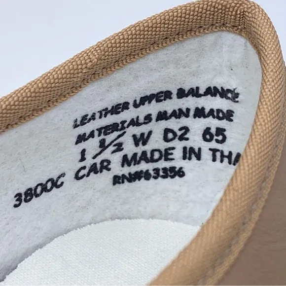 1.5W 1.5 WIDE WIDTH Capezio Girls Kids 3800C Caramel Tan Leather Tap Dance Shoes