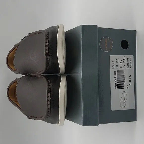 1902- Bruno Marc Slip On Men's Shoes Size 9.5 NWT