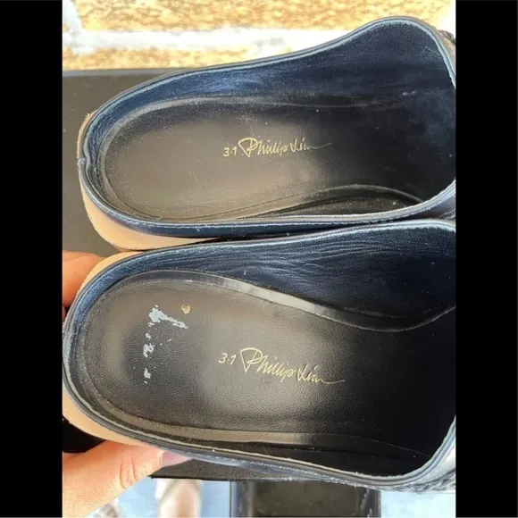 3.1 Phillip Lim Claridge Leather Mules Sz 38