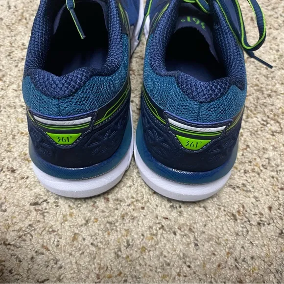 361 Spire 2 men's running shoes size 9.5 sneakers triathlon training blue