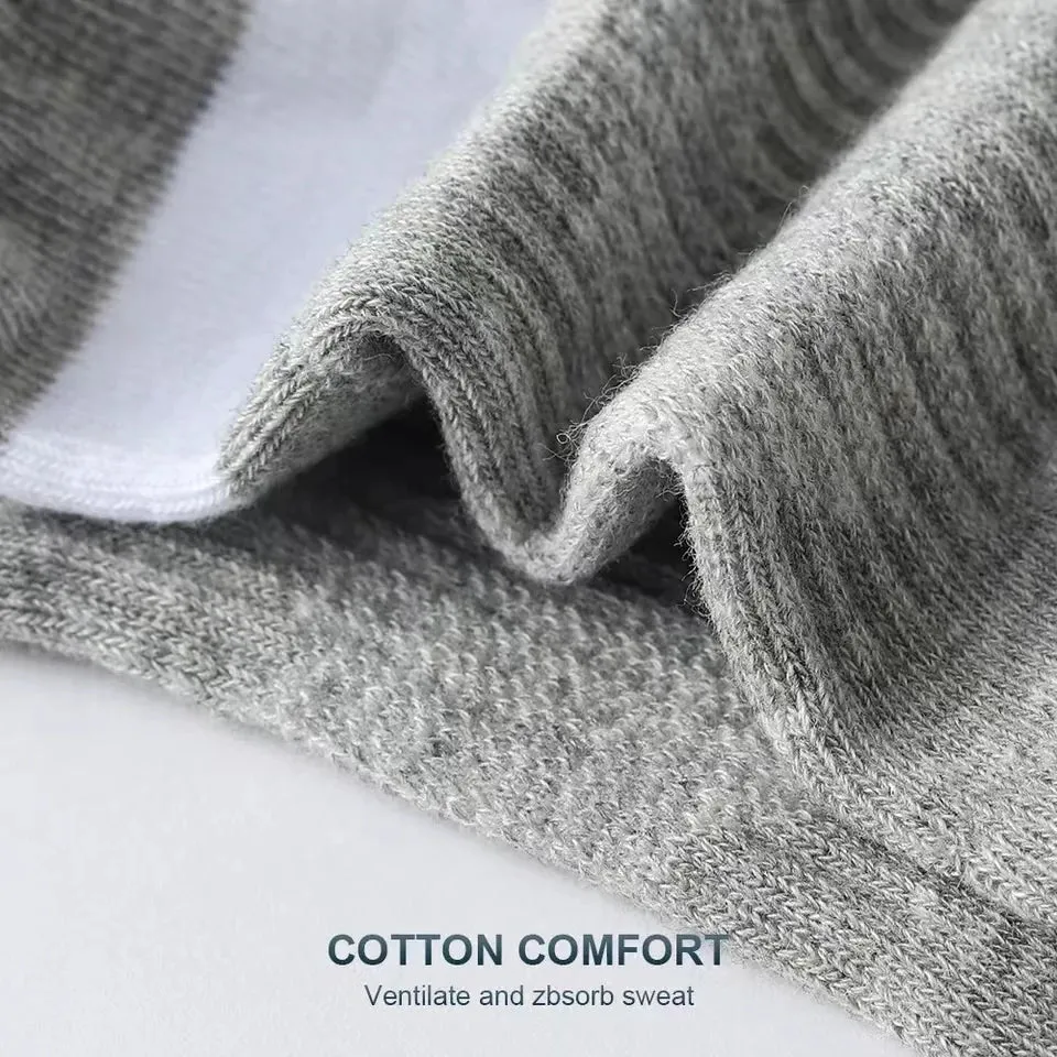 5 Pairs High Quality Men's Summer Outdoor Casual Cotton Ankle Socks