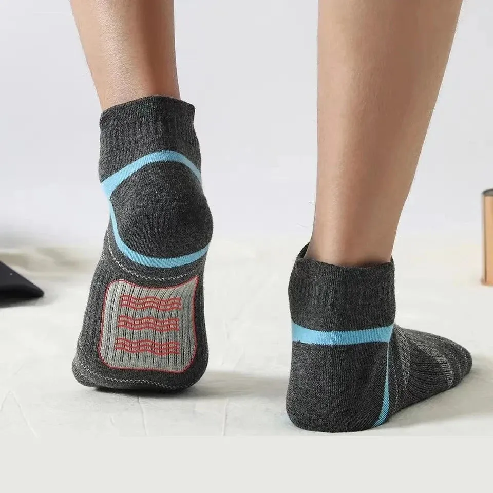 5 Pairs High Quality Men's Summer Outdoor Casual Cotton Ankle Socks