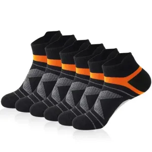 5 Pairs High Quality Men's Summer Outdoor Casual Cotton Ankle Socks
