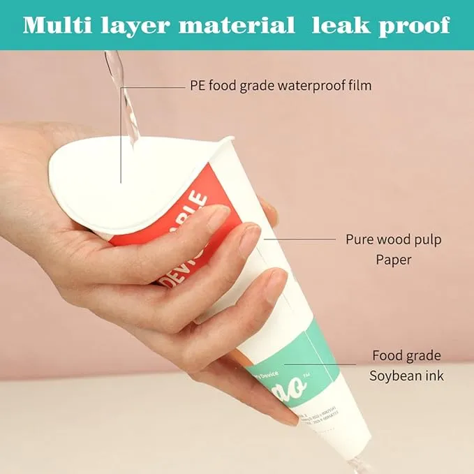 50 pcs Disposable Urinal for Women, Portable Urinal for Women Standing Up to Pee, Paper Female Urination Device for Travel，Camping, Outdoor, Pregnant Women and The Elderly…
