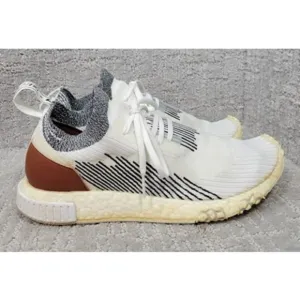 ADIDAS AC8233 Whitaker Car Club NMD Mens Size 8 Black &amp; White Sneakers Shoes