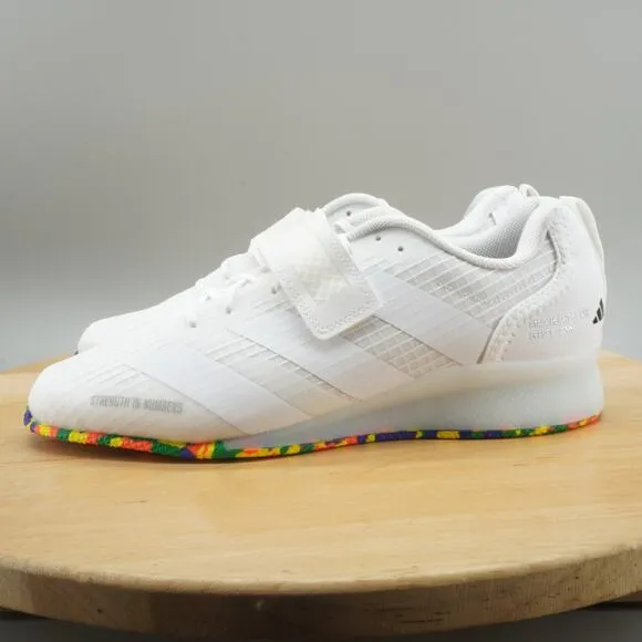 adidas Adipower III Mens Size 10.5 Weightlifting Shoes Cloud White Training NEW