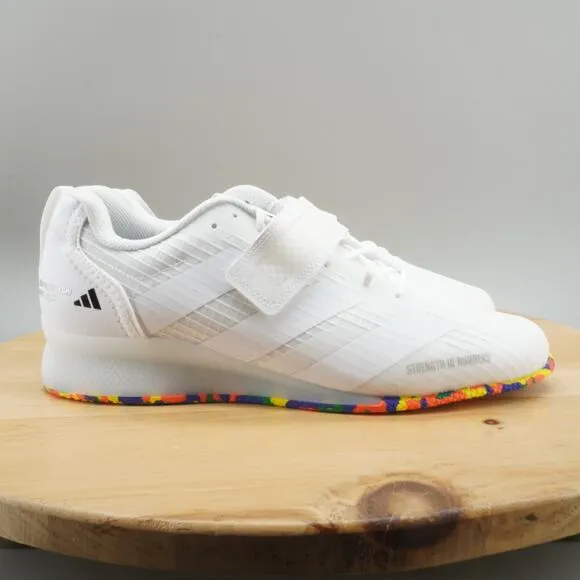 adidas Adipower III Mens Size 10.5 Weightlifting Shoes Cloud White Training NEW