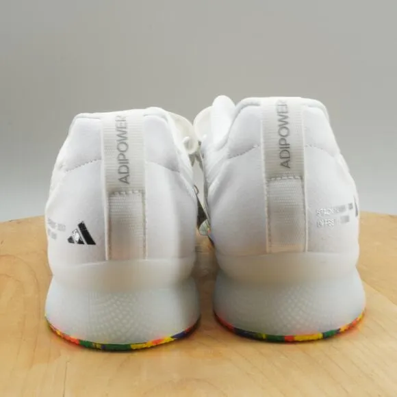 adidas Adipower III Mens Size 10.5 Weightlifting Shoes Cloud White Training NEW