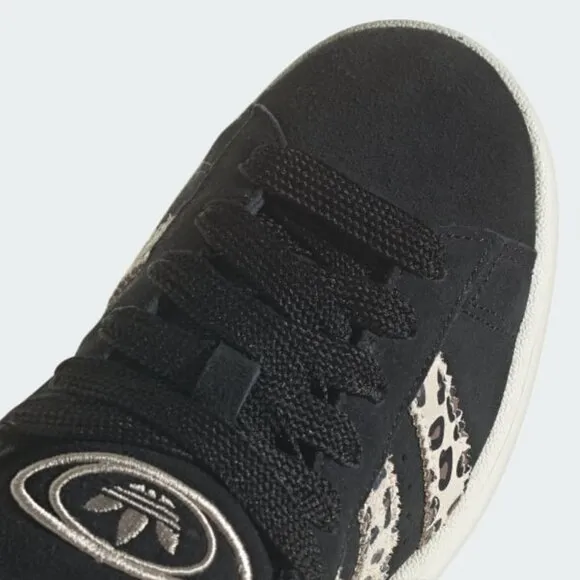 Adidas Campus 00s Black Leopard Print Womens Shoes ID7039 NEW Size 11