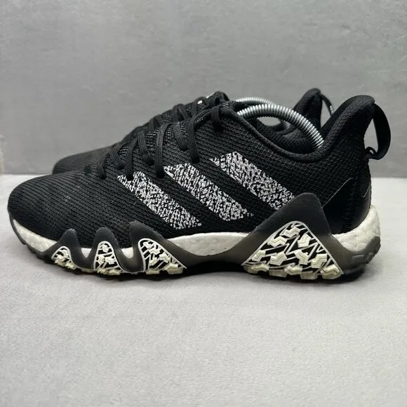 adidas CodeChaos 22 Mens Size 10 Golf Shoes Black/White Spikeless Waterproof