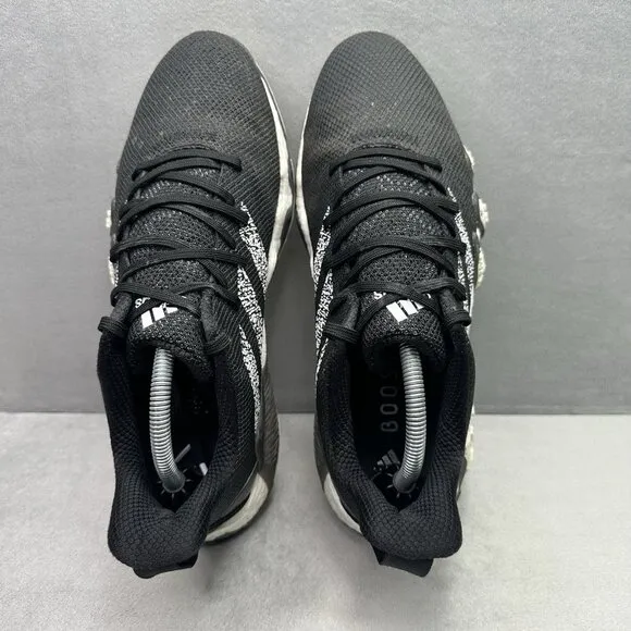 adidas CodeChaos 22 Mens Size 10 Golf Shoes Black/White Spikeless Waterproof